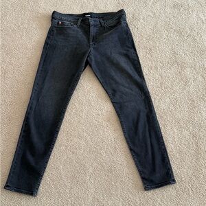 Hudson Women’s Natalie Skinny Leg Jeans Size 30 Washed Black